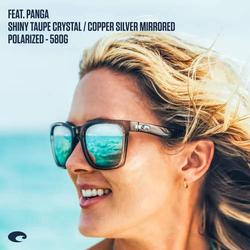 Vista 7 de Costa Del Mar Gafas de sol cuadradas Panga para mujer