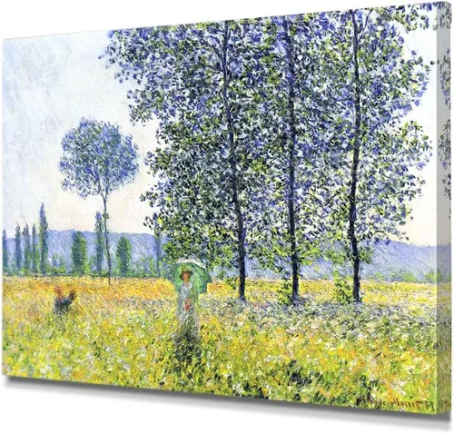 Vista 72 de IPIC - Reproducción artística de los lirios de agua de Claude Monet 1906, impresiones giclée coinciden con el marco dorado clásico, arte de pared