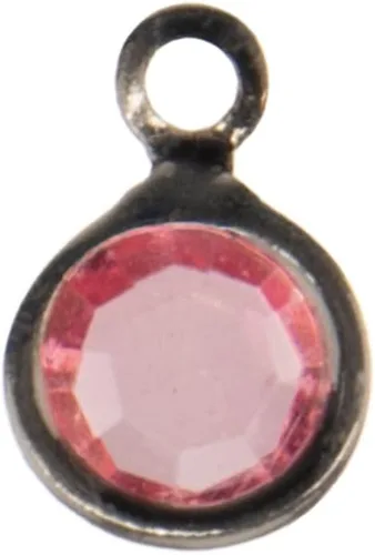 Vista 12 de Craft County Dijes colgantes de piedra natal para hacer joyas, pulseras y collares, disponibles en paquete individual, 5, 10 y 20