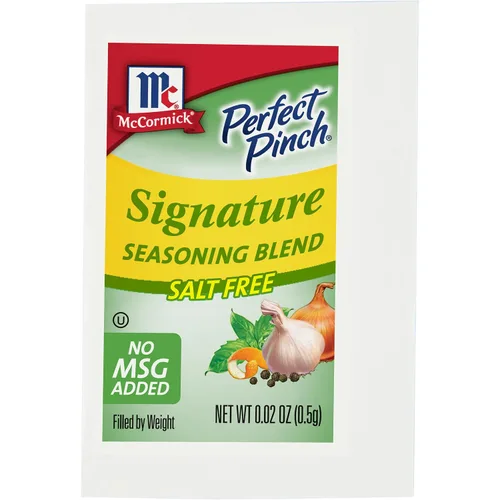 Vista 4 de Paquetes de condimento McCormick Perfect Pinch Signature, 500 unidades - 500 paquetes de mezcla de condimentos Signature hechos con 14 hierbas