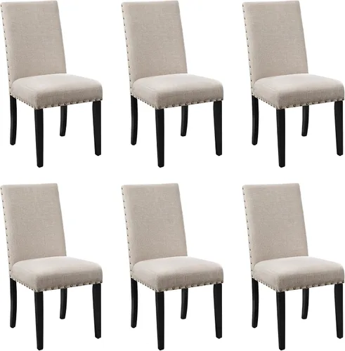 Vista 9 de New Classic Furniture Crispin - Silla de comedor (2 unidades), color natural