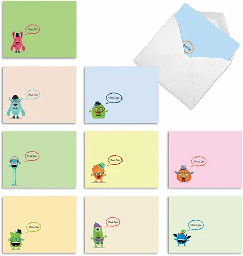 Vista 8 de The Best Card Company 10 tarjetas de felicitación de agradecimiento con sobres de 4 x 5.12 pulgadas – Tarjetas de notas «Farm Stand» – Di gracias