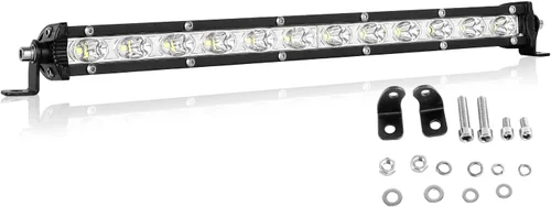 Vista 11 de Willpower 2 unids 5 pulgadas 15 W sola fila LED barra de luz Spot Beam Slim Off Road Luz niebla lámpara de trabajo luces de conducción para 4X4