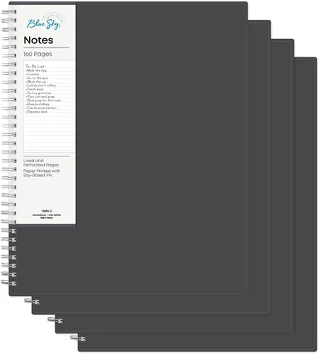 Vista 7 de Blue Sky Notes Professional Notebook, 5.5" x 8.5", Black