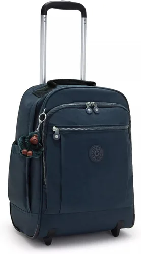 Vista 4 de Kipling Gaze - Mochila grande con ruedas para mujer, Tonal azul real