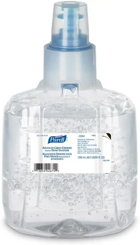 Vista 2 de Gojo PURELL 1903-02 LTX - Desinfectante de manos certificado verde avanzado (40.6 fl oz), paquete de 2