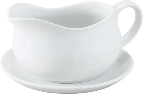 Vista 8 de HIC Kitchen Bote de Salsa de Vidrio, Capacidad de 9 Onzas con Pico Sin Goteo y Mango Cómodo para Salsa, Au Jus, Aderezo, Comidas Festivas