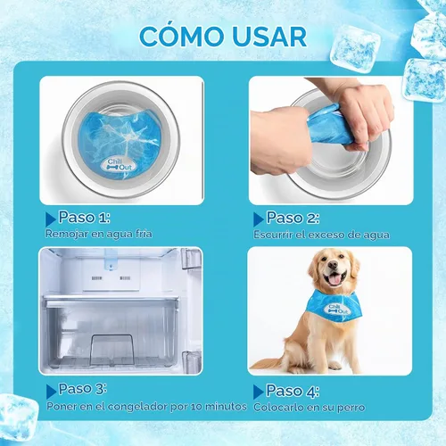 Vista 2 de Bandana con hielo refrescante para relajarse de All for Paws, S
