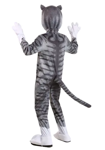 Vista 2 de Disfraz de Gato Curioso para Niños Multicolor