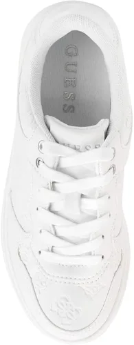 Vista 4 de GUESS US Cleva Logo - Tenis bajos para mujer, Wht Floral