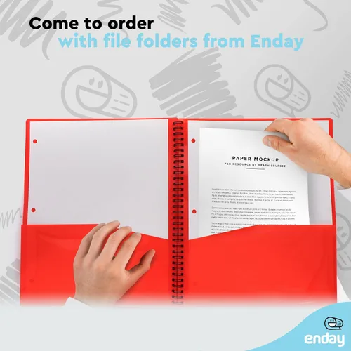 Vista 6 de Organizador de 8 bolsillos de polietileno, carpeta de archivos, organizador de documentos legales, perfecto para oficina, universidad, escuela y más