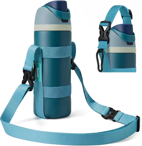 Vista 22 de EasyAcc Correa de Soporte para Botella de Agua, para Owala FreeSip 24 32 40 oz, Hydro Flask, Cirkul, Yeti, Stanley Flip, Botellas de Agua