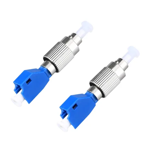 Vista 18 de Conector de fibra óptica, FC macho a LC hembra híbrido adaptador convertidor de fibra óptica compatible con medidor de potencia óptica localizador