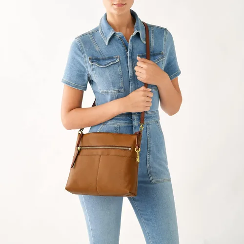 Vista 5 de Bolsa bandolera grande para mujer Fossil Fiona