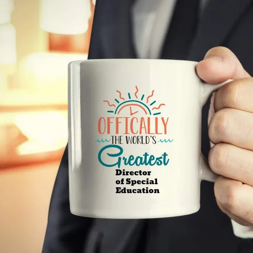 Vista 4 de Best Director of Special Education Mug Gift for Men Women - Boss Leader Manager 11Oz Cup Gifts - Office Presents Cups Mugs T-Shirt