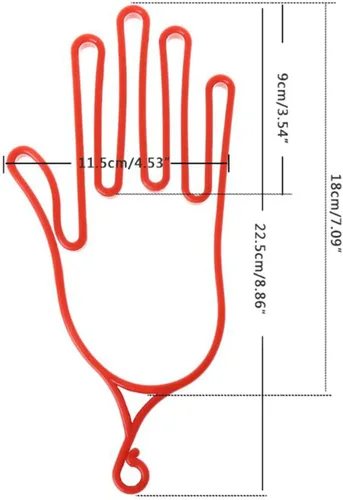 Vista 3 de DGZZI Guantes de golf Camilla 2 unids Durable Outdoor Sport Guantes Holder Keeper Hanger Secador Shaper Tool Accesorios