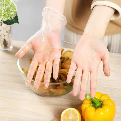 Vista 7 de Guantes desechables de vinilo EDI