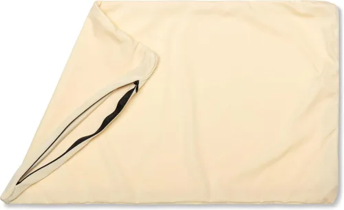 Vista 156 de PILLOWY Almohada Decorativa de 12" x 20" - Crema Durazno: 1 PIEZA Almohada de Microperlas Premium de Lujo con Tela de Nylon/Spandex 85/15. Siempre