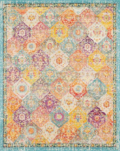 Vista 14 de Unique Loom Penrose Collection - Alfombra de área - Blake (2' 2" x 3' 1" Rectángulo, Verde/Beige)