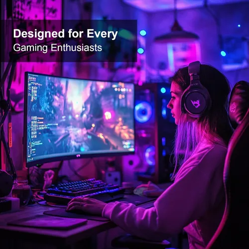 Vista 9 de LEWENTECH Ratón gaming 6 niveles de DPI ajustables hasta 7200 ratón gaming para PC con cable 8 botones programables 13 modos LED RGB ajustables 1.5