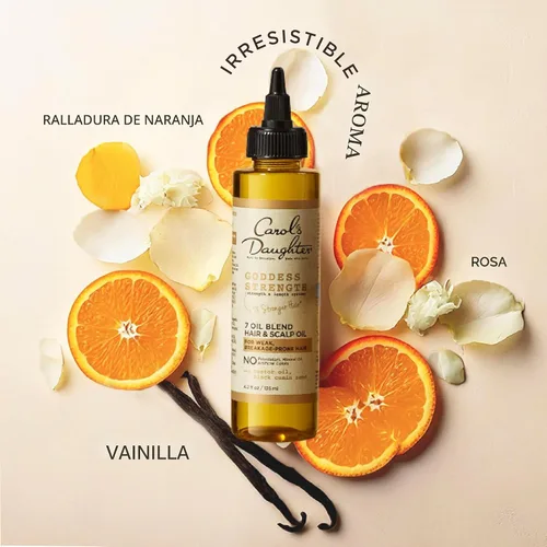Vista 7 de Carol's Daughter Goddess Strength 7 Oil Blend - Mezcla de aceite para cuero cabelludo y cabello para ondas, espirales y rizos, tratamiento capilar