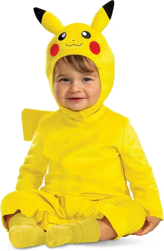 Vista 3 de Disguise Disfraz de Pikachu, traje oficial de Pokemon para niños pequeños y tocado