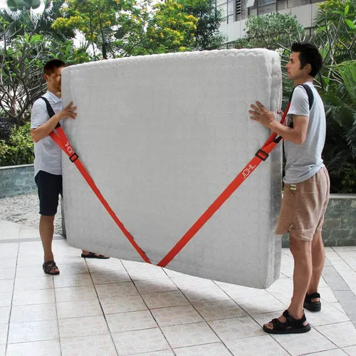 Vista 2 de Correas de movimiento y sistema de elevación para 2 personas, ajustables para el hombro, con 4 hebillas, para mover, elevar, transportar y asegurar