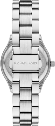 Vista 2 de Michael Kors Set de regalo de reloj de pulsera de acero inoxidable de tres manecillas Slim Runway para mujer (Modelo: MK7563SET)