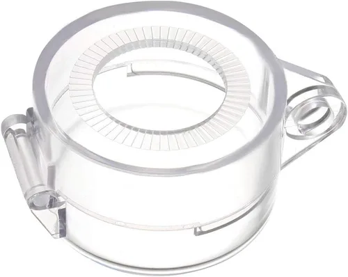 Vista 5 de uxcell Protector de plástico transparente para interruptor de 0.630 in de diámetro interruptor de botón 50x32