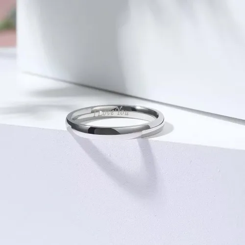 Vista 37 de King Will Alianza de boda de acero inoxidable 316L para hombres y mujeres, anillo de boda de 0.31 a 0.315 pulgadas de ancho, chapado en negro
