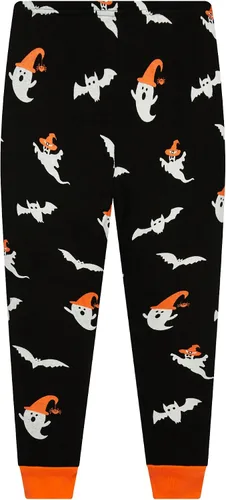 Vista 9 de Toddler Boys Skeleton Pajamas Sets Kids Pumpkin Sleepwear Boys Halloween 2 Pcs PJS
