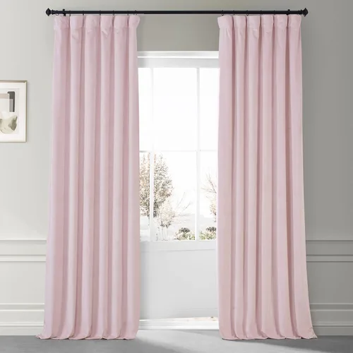 Vista 30 de HPD Half Price Drapes - Cortinas de terciopelo de lujo con bloqueo de luz para dormitorio (1 panel), 50W X 84L, cortinas Hotel con bloqueo de luz