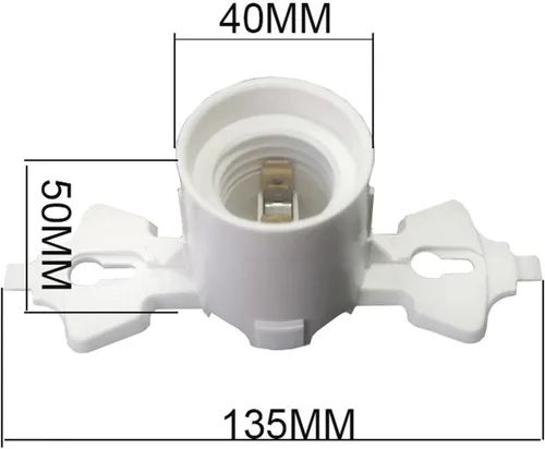 Vista 7 de Ventilador de techo de 5.79 "con luz de 3 modos de ajuste de ventilador de techo de perfil bajo E27 con tapa para dormitorio cocina
