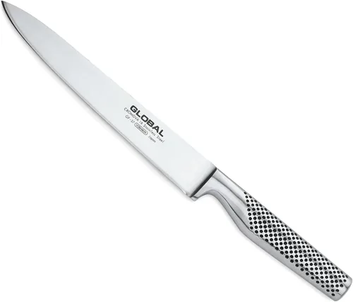Vista 2 de Global GF-37-8 Cuchillo pesado para trinchar de 3/4 pulgadas, grabado personalizado, personalizado