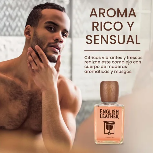 Vista 5 de Dana Colonia de Cuero Inglés para Hombres 8 Oz