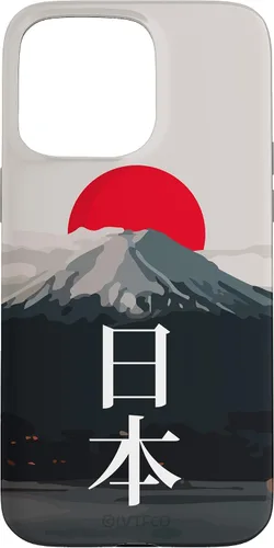 Vista 28 de Funda para iPhone 16 Mt Fuji (Fujisan), Sun y Kanji japonés
