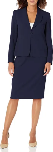 Vista 5 de Le Suit Women's JKT/Skirt Suit Negro