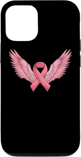 Vista 28 de Pink Ribbon Wings Breast Cancer Awareness Case for iPhone 17