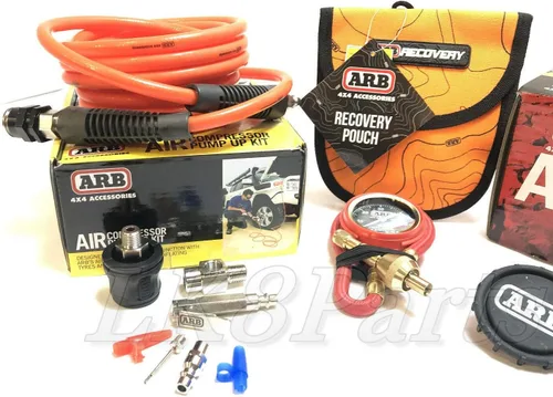 Vista 5 de Proper Spec Kit de compresor de aire Ultimate Wheeler ARB, desinflador de neumáticos E-Z y kit de bomba 4x4