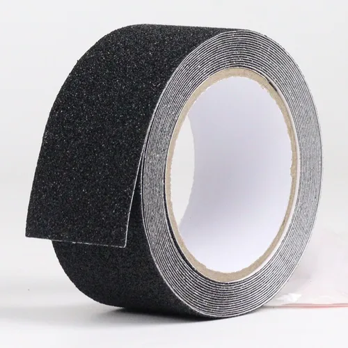 Vista 2 de Qilima Cinta antideslizante – Empuñaduras antideslizantes impermeables para escaleras, cinta adhesiva para exteriores para peldaños de peldaños