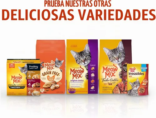Vista 5 de Meow Mix Original Choice - Alimento seco para gatos, 3.15 libras (paquete de 2)