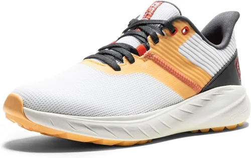 Vista 5 de FootJoy FJ Flex - Zapatos de golf para mujer, estilo de temporada anterior Gris/Blanco/Lavanda