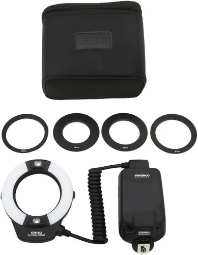 Vista 7 de YONGNUO Macro Flash YN-14EX TTL LED Macro Ring Flash Light para cámara Canon