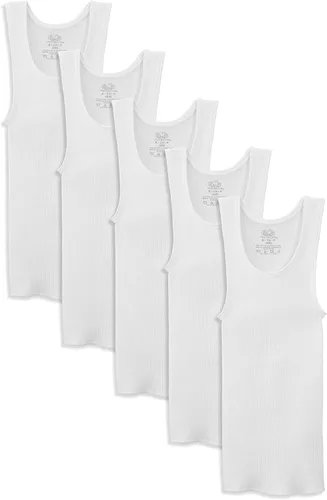 Vista 4 de Fruit of the Loom Boys 5pk White Crew