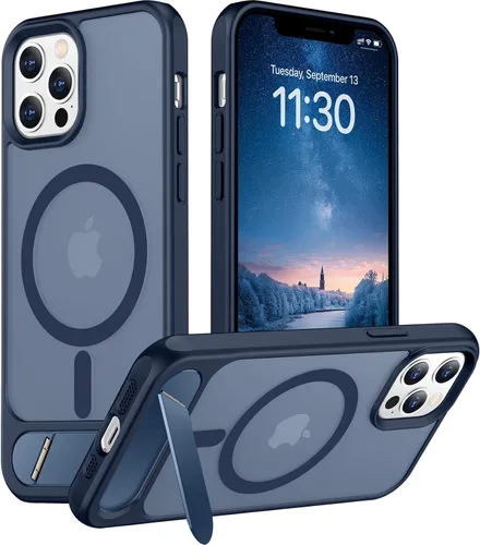 Vista 27 de Funda para iPhone 11 con compatibilidad magnética, [Soporte invisible incorporado][Compatible con MagSafe]