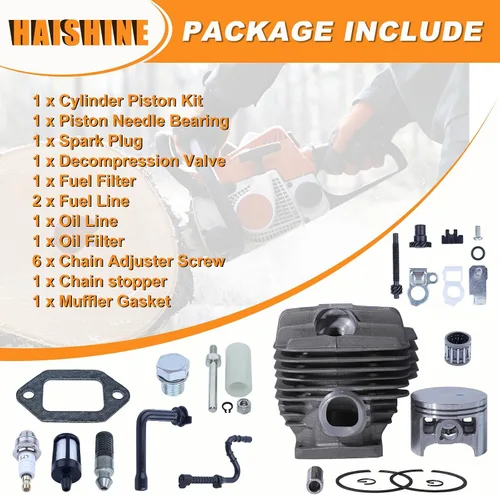 Vista 6 de Kit de pistón de cilindro de 2.126 in para motosierra Stihl MS460 046 11280201221