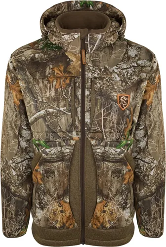 Vista 7 de Drake Waterfowl Chaqueta silenciadora de Stand Hunter's con Agion Active XL™ Mossy Oak Terra Coyote