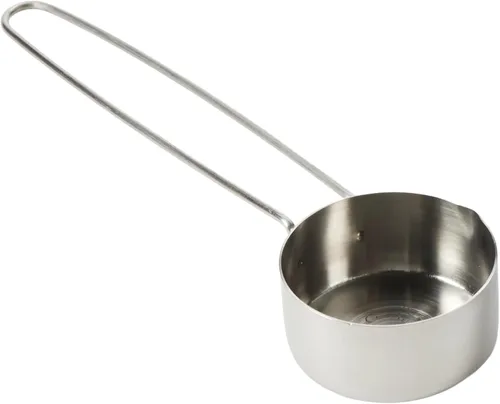 Vista 7 de American Metalcraft MCL10 Taza medidora de acero inoxidable, 1 taza