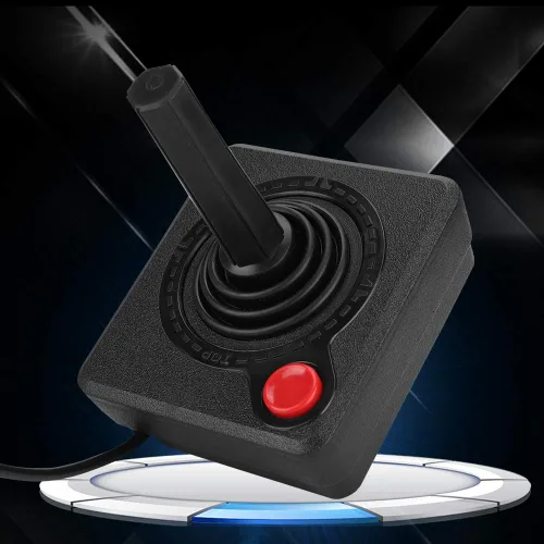 Vista 6 de Hakeeta Game Controller, Joystick Controller with an and a Four-way Control, Compatible with 7800, Suitable for All 2600 Systems. [video game]