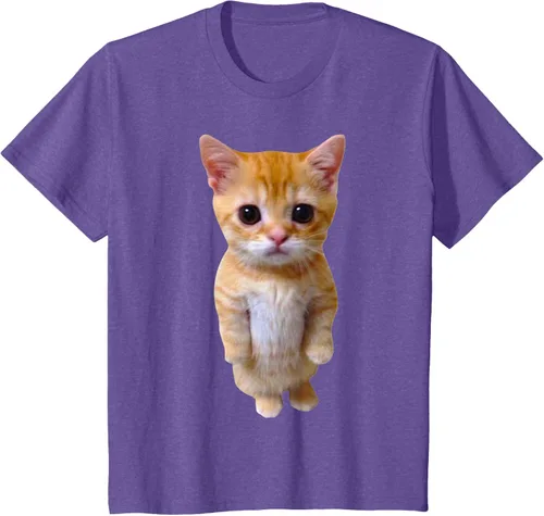 Vista 47 de El Gato Meme Sad Crying Cat Munchkin Kitty Meme Camiseta de moda Small Negro
